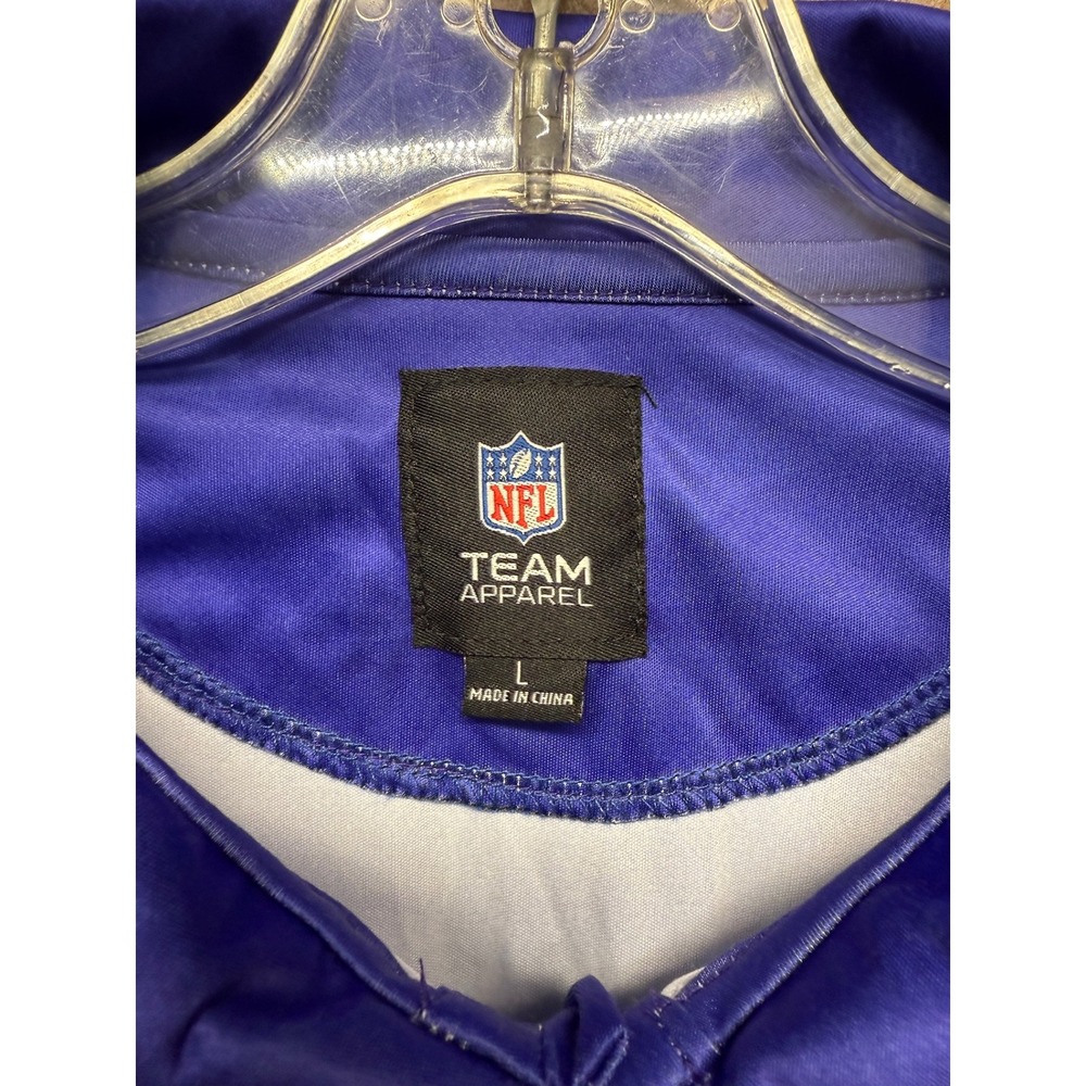 Los Angeles Rams NFL Team Apparel Royal Blue‎ Polo Shirt Mens Large - Picture 3 of 6